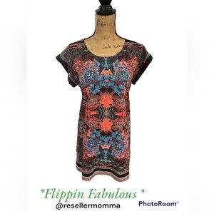 Forever 21 Contemporary ~ Floral print sheath dress size xs